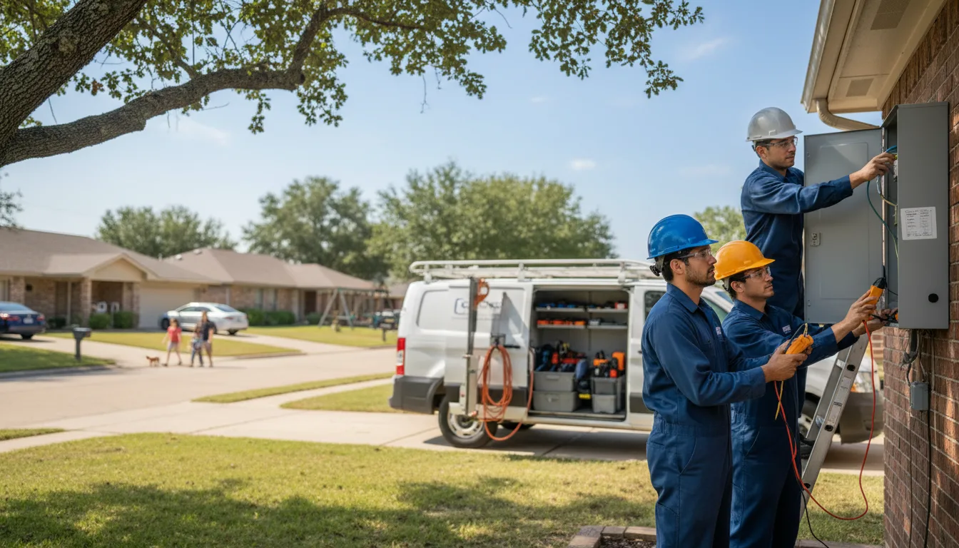 Certified electrician providing emergency electrical services in Cement City, MI